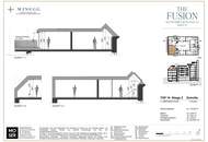 THE FUSION! Großzügige 3-Zimmer-Dachwohnung mit hofseitiger Freifläche