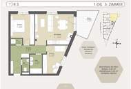 hochwertige 3 Zimmer-Terrassenwohnung in ruhiger Lage