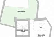 | SONNIGE DACHGESCHOSS-WOHNUNG | ca. 58m² | 3 ZIMMER | MIT ca. 50m² FREIFLÄCHE | 3.OG | SEHR GUTE LAGE | INNENSTADT