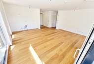 Ein Platz, der mehr kann als wohnen. Geniale Neubauwohnung mit WOW-Effekt! Riesiger Balkon und Terrasse + Privater Dachgarten + Grün wohin das Auge reicht + Luftwärmepumpe!