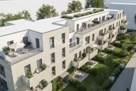 2-Zimmer-Wohnung mit Balkon &amp; Garage in Donaustadt – Erstbezug!, Wohnung-kauf, 236.500,€, 1220 Wien 22., Donaustadt