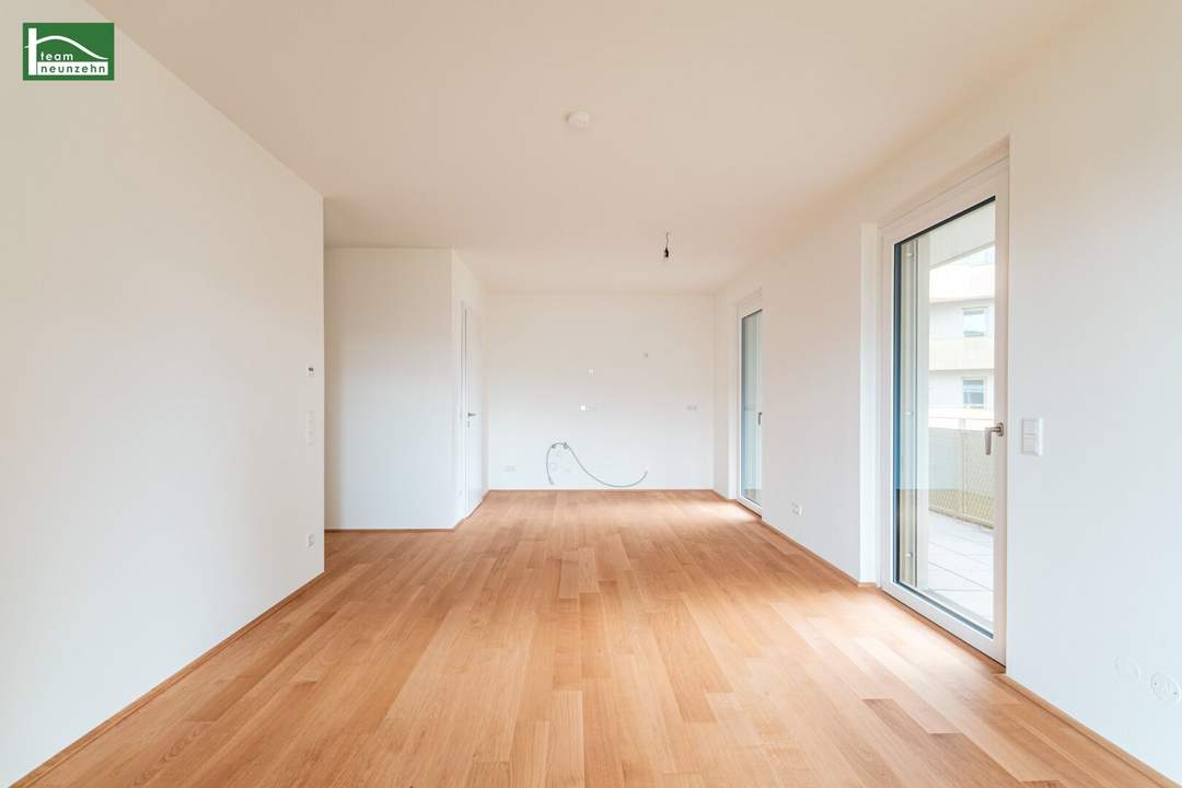 Die Wohnung zum Wohlfühlen - 3.Zimmer mit Balkon in Grün-Ruhelage im "Hirschfeld - naturnah wohnen" - Provisionsfrei