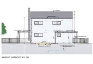 Neubau- Wohnhaus in sehr guter Lage mit Terrasse und Garten sowie zwei Carports