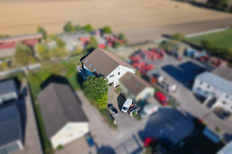 Gepflegte Gewerbehalle mit Büros und Abstellflächen, Gewerbeobjekt-legalform.mietkauf, 549.000,€, 2440 Bruck an der Leitha