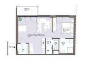 Neubau Erstbezug | 2 Zimmer Wohnung | inkl. 2 Garagenplätze TOP 12