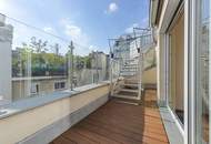 Außergewöhnlicher DG-Ausbau in Naschmarkt-Nähe // 155 m2 Dachterrass + Garage!