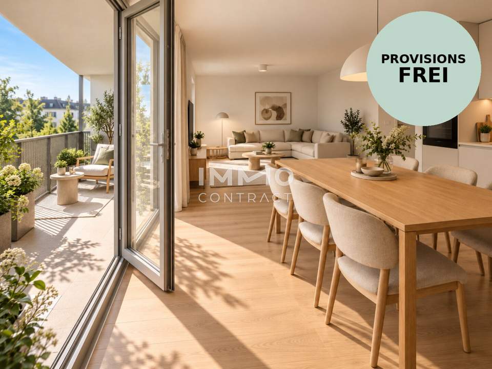 Sonniges Wohnglück mit Westterrasse – moderne 3-Zimmer-Wohnung im Erstbezug! Provisionsfrei für den Käufer