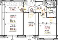 Voll möblierte Design Wohnung mit super 3-Zimmer Grundriss