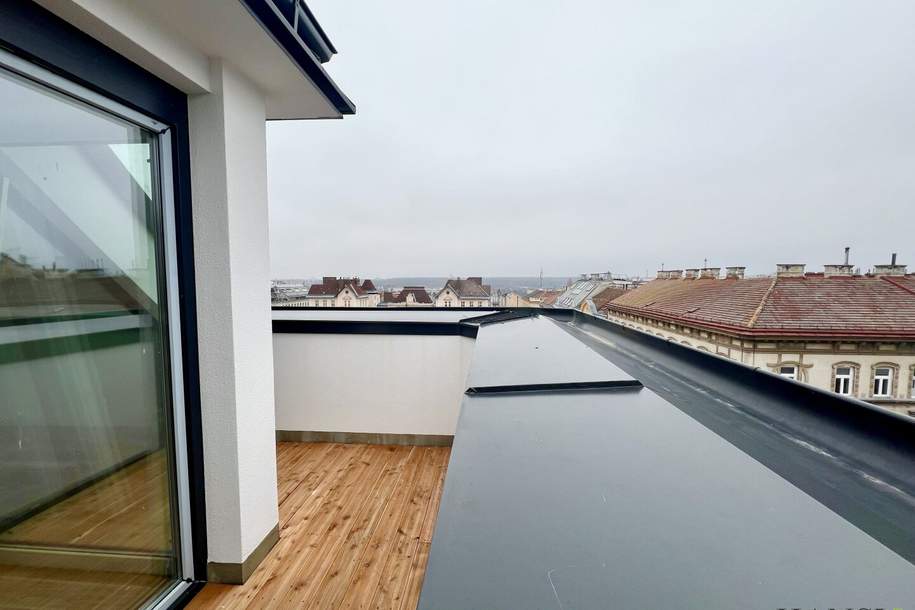 Über den Wolken - Traumhafte Neubau Maisonette-Dachgeschosswohnung mit Blick auf die Gloriette!, Wohnung-kauf, 410.000,€, 1140 Wien 14., Penzing