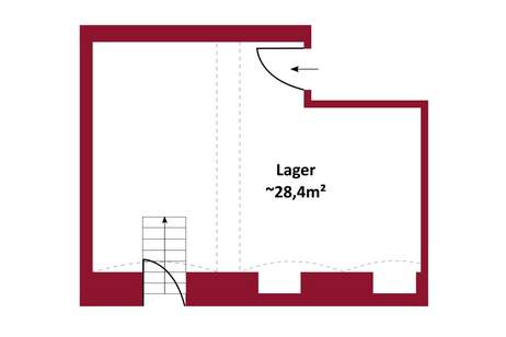 Lager mit Strassenzugang und Top-Infrastruktur, Gewerbeobjekt-kauf, 39.000,€, 1180 Wien 17., Hernals
