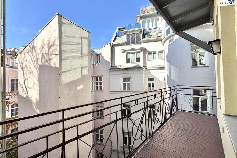 360 TOUR // KLASSISCHE BALKON-ALTBAUWOHNUNG, Wohnung-miete, 2.295,27,€, 1030 Wien 3., Landstraße