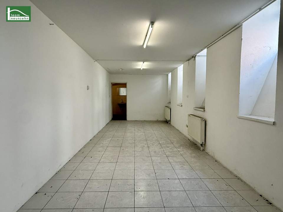 Lager im Souterrain – Matznergasse 9, 1140 Wien