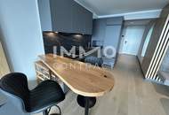 Möbliertes Apartment im 42. Stock mit Weitblick auf die Donau! Pool, Spa und Fitness inklusive!