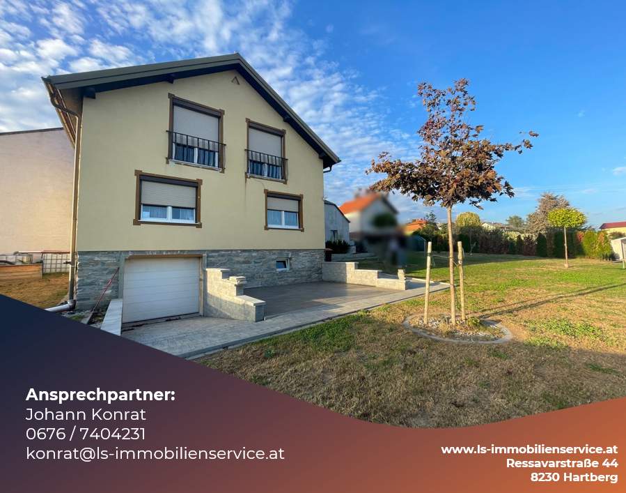 Einfamilienhaus mit Panoramablick in Rechnitz!