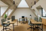 Erstbezug | Rohbau-Büro auf zwei Ebenen im Dachgeschoss mit Gestaltungsspielraum