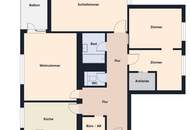 Zu Fuß in 5 Minuten am Bahnhof und Bodensee - 4-Zimmer-Wohnung in Lochau