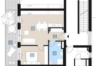 MITTEN in Graz | 3-Zimmer-Wohnung mit Balkon