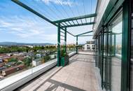 Sonnenpenthouse mit 90m2 Terrasse und Ausblick: Provisionsfrei - Wohnung + Büro mit luxuriöser Ausstattung