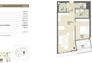UNBEFRISTET! Urbane, topmoderne 2-Zimmer Wohnung mit Loggia in den BEL&MAIN RESIDENCES!