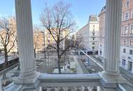 1090! Repräsentativer 4-Zimmer ALTBAU + BALKON und 2 Bädern ab Mitte Februar 26!