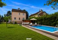Ihr Haus im Grünen mit Pool und 689 m² Eigengrund in Wien-Hadersdorf