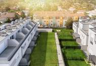 Hochwertiges Reihenhaus (Ziegelmassivbau) mit 4,5 Zimmern, Eigengarten, Dachterrasse, Keller u. Garagenplatz, provisionsfrei!