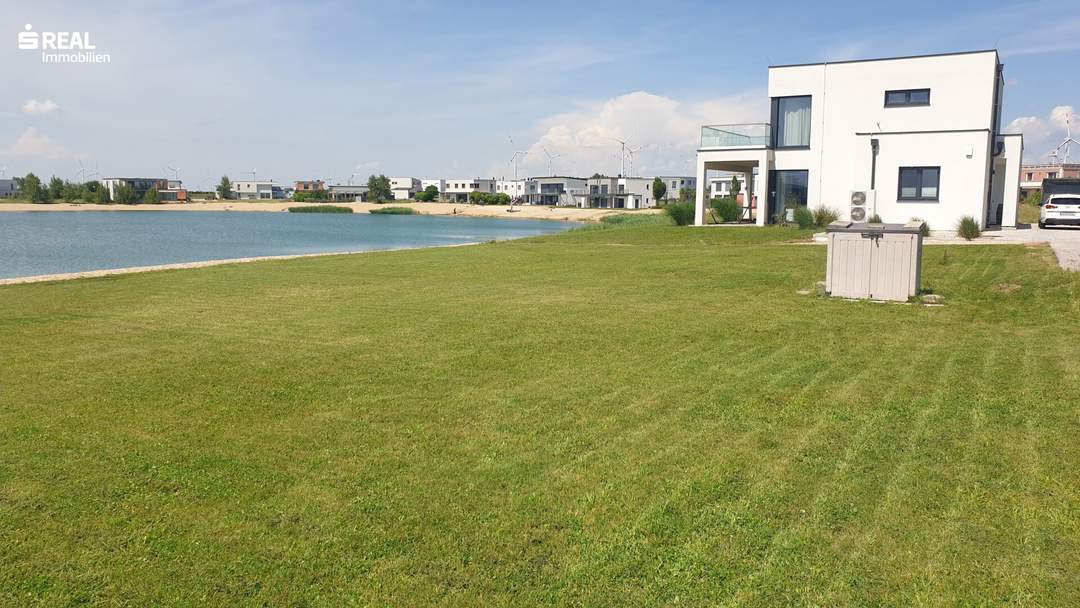 Exklusives Wohnen in erster Reihe – Baugrundstück mit direktem Wasserzugang in den Seeresidenzen Parndorf