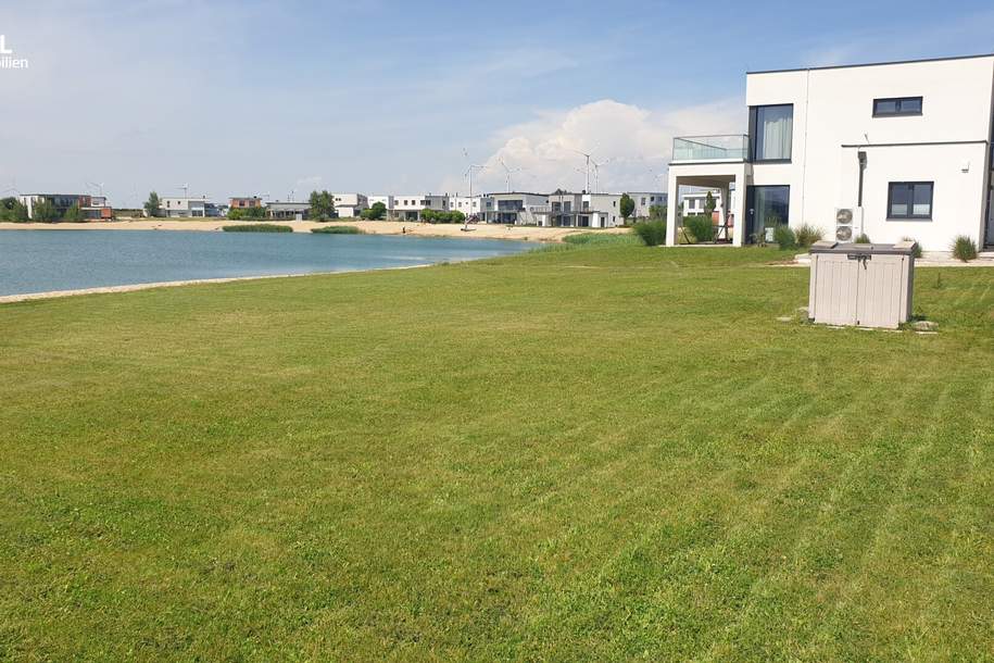 Exklusives Wohnen in erster Reihe – Baugrundstück mit direktem Wasserzugang in den Seeresidenzen Parndorf, Grund und Boden-kauf, 349.000,€, 7111 Neusiedl am See