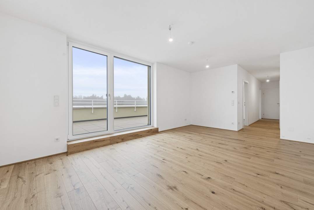 PROVISIONSFREI! 3-Zimmer-Wohlfühlwohnung mit großer Terrasse | Nord-West-Ausrichtung | Grünblick