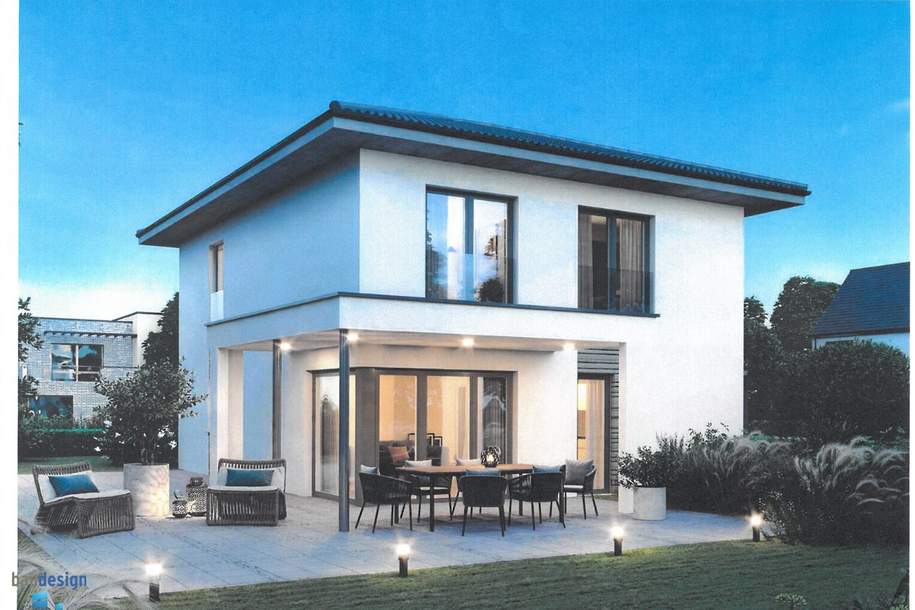 Neubau in Groß Enzersdorf ! Modernes ELK-Haus in schöner Siedlungslage im Schlosspark Rutzendorf - Provisionsfrei für den Käufer !, Haus-kauf, 557.000,€, 2301 Gänserndorf