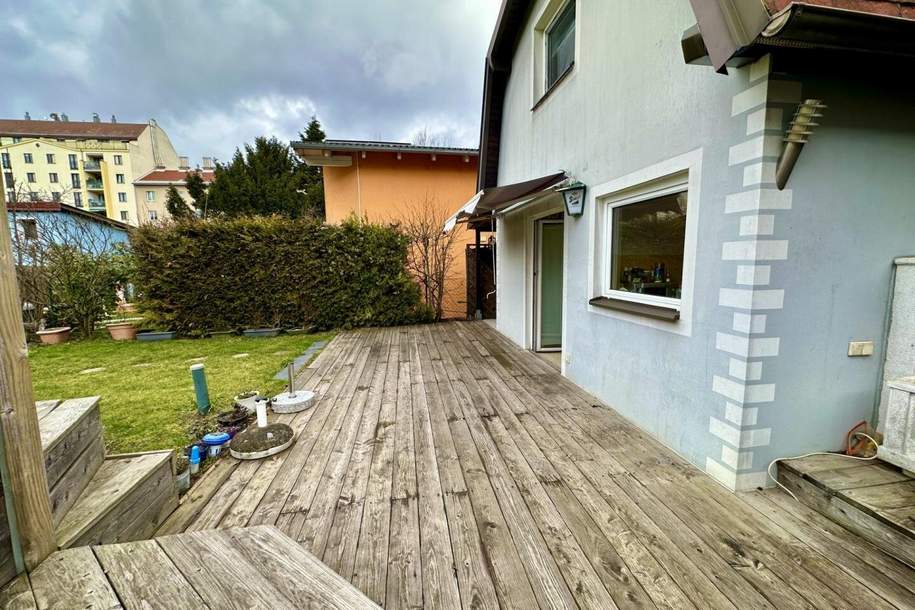 Wohnen wie im Urlaub - Kleingartenhaus mit Garten und Pool - ganzjährig bewohnbar!, Haus-kauf, 395.000,€, 1100 Wien 10., Favoriten
