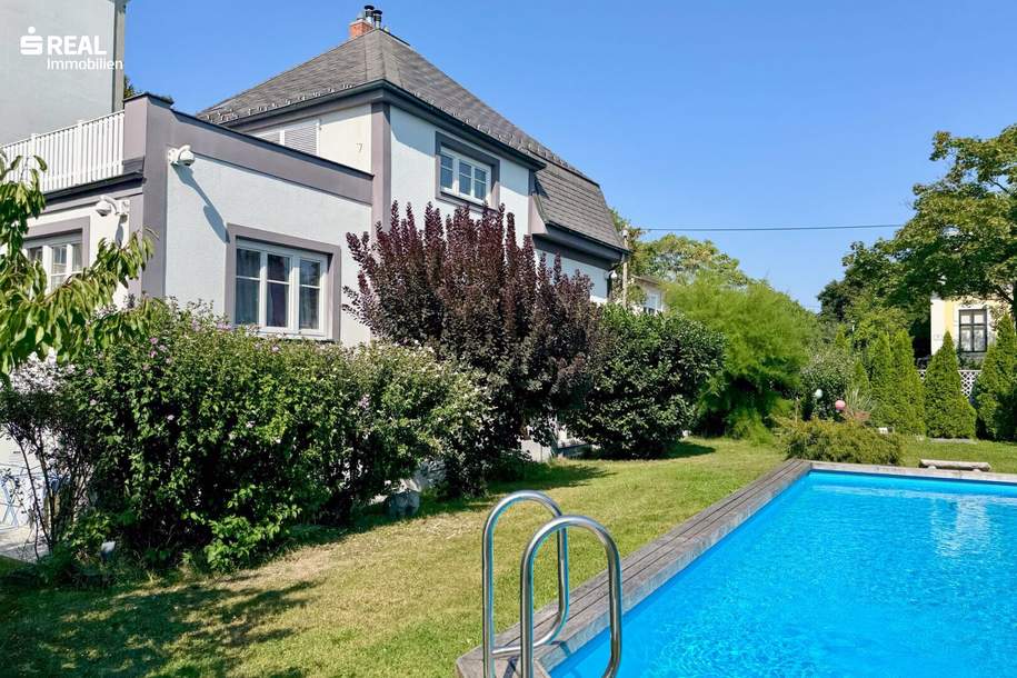 Privates Refugium - Einfamilienhaus mit Swimmingpool auf 900 m² Grundstück, Haus-kauf, 1.230.000,€, 2500 Baden