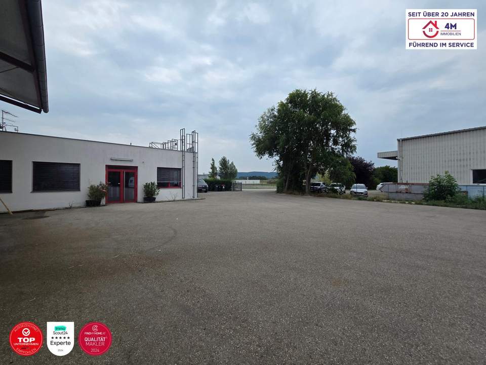 LAGERFLÄCHE ALL INCLUSIVE MIETE mit diversen Möglichkeiten! ab 50m2 bis 300m+ Autoabstellplätze + Mitbenutzung von Gabelstapler &amp; Kran