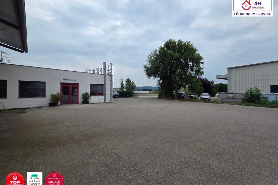 LAGERFLÄCHE ALL INCLUSIVE MIETE mit diversen Möglichkeiten! ab 50m2 bis 300m+ Autoabstellplätze + Mitbenutzung von Gabelstapler & Kran, Gewerbeobjekt-miete, 540,00,€, 3430 Tulln