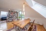 Ab Dezember: zentral begehbare 3 Zimmer Dachgeschoss Wohnung mit südseitigem Balkon im Herzen Döblings!