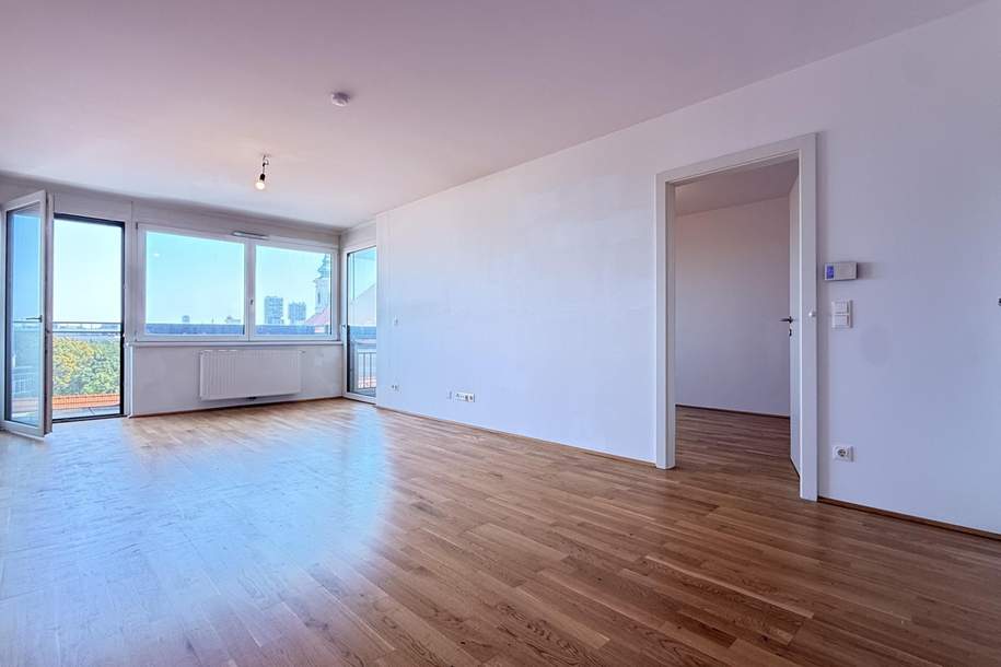 FRISCH AUSGEMALT! Moderne 2-Zimmer Wohnung zum Rennweg - Nähe HTL - 5.OG - WEITBLICK, Wohnung-miete, 1.149,98,€, 1030 Wien 3., Landstraße