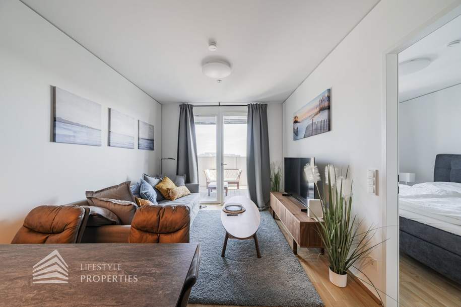 Möblierte 2-Zimmer Wohnung mit großer Loggia, Nähe U2 Donaumarina, Wohnung-legalform.mietkauf, 522.500,€, 1020 Wien 2., Leopoldstadt