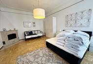 OPERNRING, STAATSOPER, klimatisierte 106 m2 Altbau, 3 Zimmer, Möblierung möglich, Extraküche, 2 Bäder, 4. Liftstock