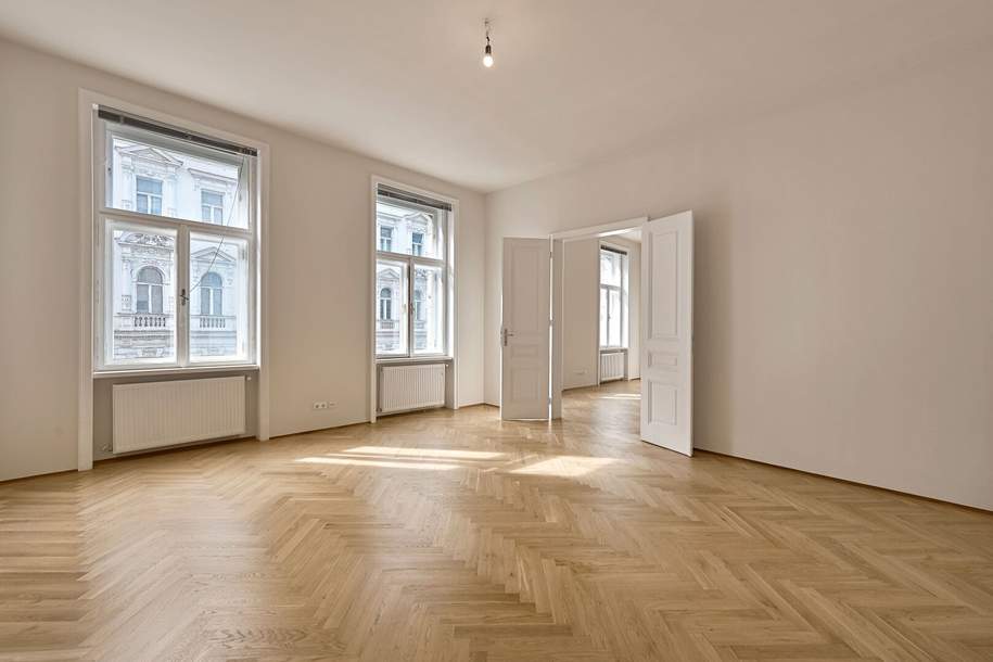 Sensationeller Preis! Sanierter Stilaltbau in der Lerchenfelderstrasse! Gesamte Etage im Vorderhaus!, Wohnung-kauf, 990.000,€, 1080 Wien 8., Josefstadt