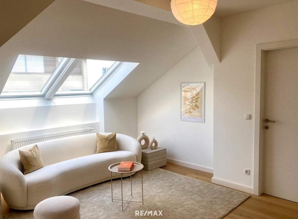 Dachgeschossjuwel mit Terrasse in Bestlage in 1030 Wien – Erstbezug nach Sanierung