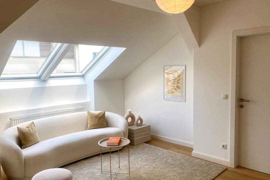 Dachgeschossjuwel mit Terrasse in Bestlage in 1030 Wien – Erstbezug nach Sanierung, Wohnung-kauf, 960.000,€, 1030 Wien 3., Landstraße