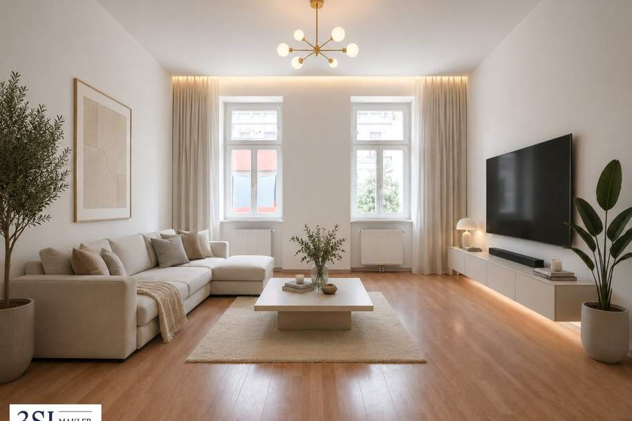 Altbaucharme in Favoriten – attraktive 2-Zimmer-Wohnung, Wohnung-kauf, 229.000,€, 1100 Wien 10., Favoriten
