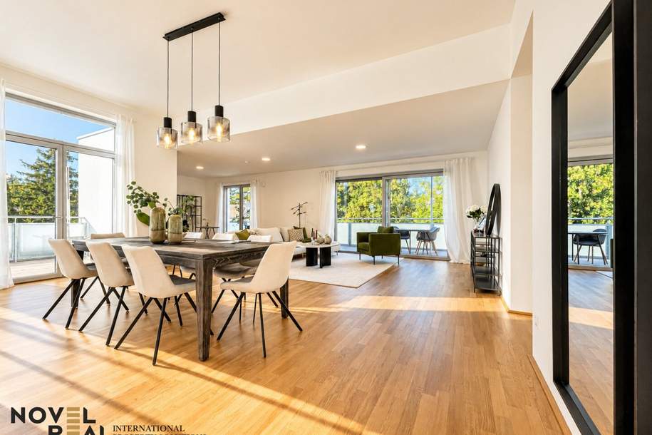 Exklusives Penthouse – Luxuriöses Wohnen ohne Dachschrägen, großzügige Terrassen und traumhafter Blick ins Grüne des Wienerwalds!, Wohnung-kauf, 1.499.000,€, 1130 Wien 13., Hietzing
