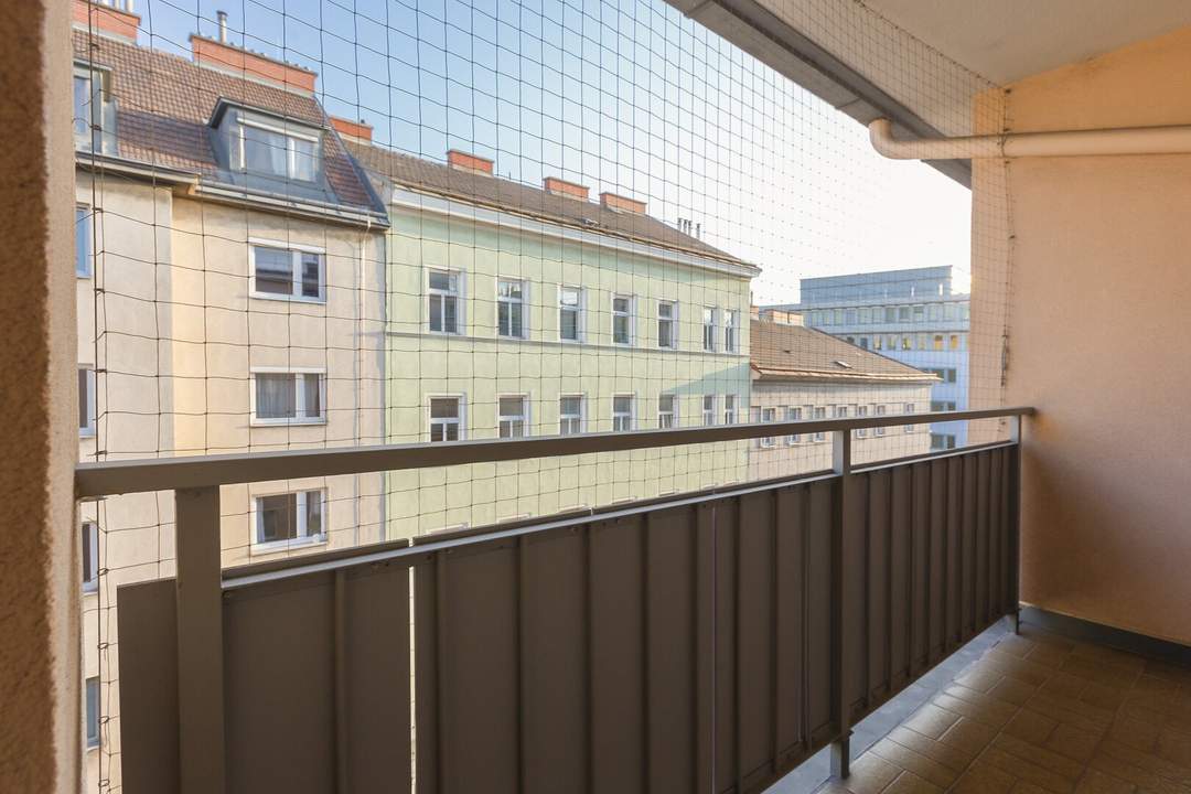 Denisgasse - Nähe U4 Friedensbrücke, 4 Zimmer Neubau mit Loggia