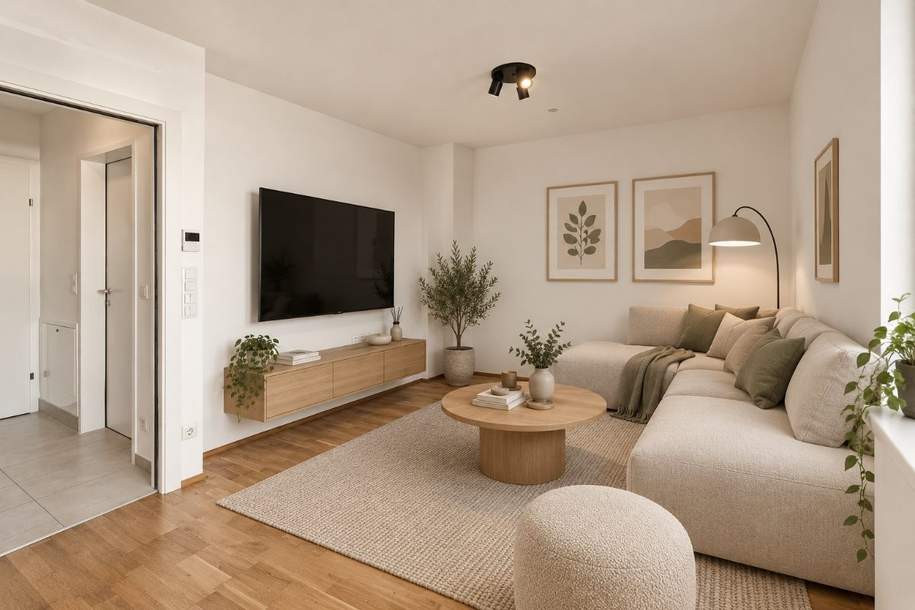 NEU am Markt ++ MODERNE ZWEI Zimmer mit TERRASSE, Wohnung-kauf, 225.000,€, 1220 Wien 22., Donaustadt