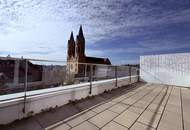 Silbergasse: Klimatisierte DG-Wohnung mit 86m² Terrassenfläche, 4 Zimmern, 2 Bädern !!!