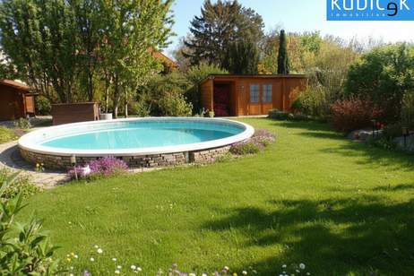 Gepflegter Bungalow mit Wohlfühlcharakter und Gartenidylle, Haus-kauf, 650.000,€, 1220 Wien 22., Donaustadt