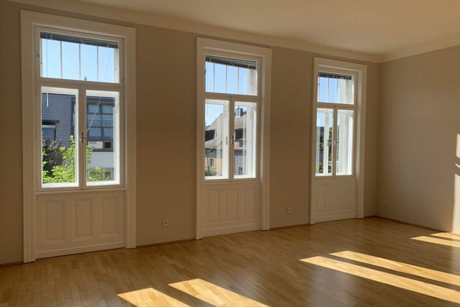 Traumhafte 4-Zimmer Etagenwohnung in generalsaniertem Altbau in absoluter Toplage, Wohnung-miete, 2.971,40,€, 1190 Wien 19., Döbling