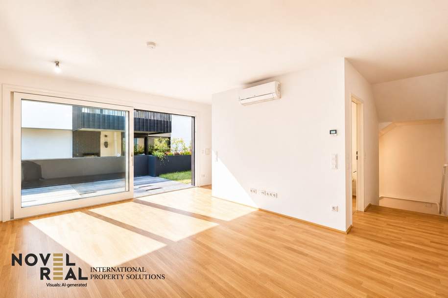 Einzigartiges Townhouse mit Garten und großer Dachterrasse in Top Lage des 6. Bezirks, Gewerbeobjekt-miete, 2.599,00,€, 1060 Wien 6., Mariahilf