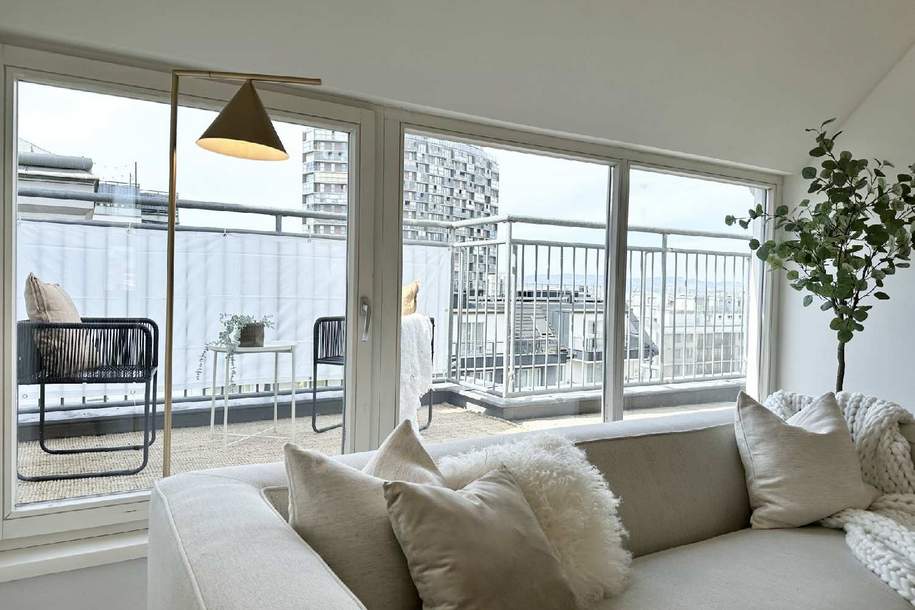 Sonnenuntergänge mit Wienerberg-Blick – Ihre 2-Zimmer-Dachgeschosswohnung mit Terrasse, Wohnung-kauf, 279.000,€, 1100 Wien 10., Favoriten